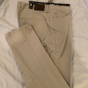 Michael Kors Slim Fit Chinos in Light Gray